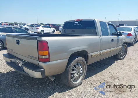 2002 Chevrolet Silverado 1500 Ls из США, поврежденный, VIN 2GCEC19W921204779